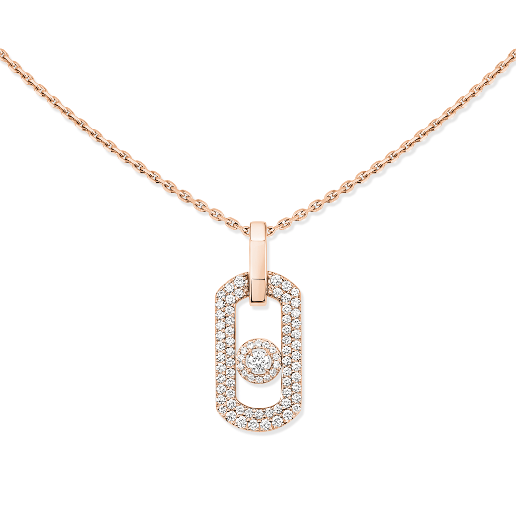 Messika So Move collier roodgoud met diamant - 14966-PG - #2