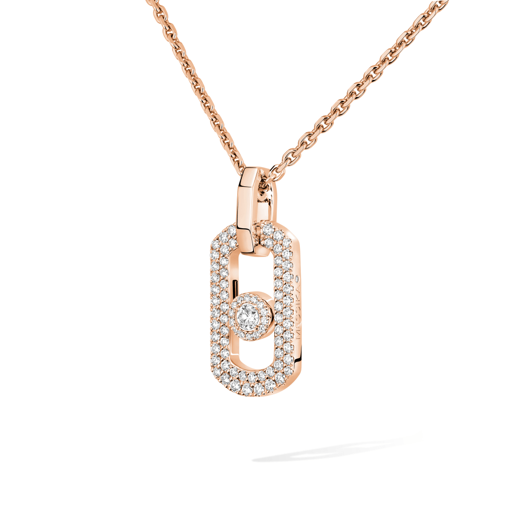 Messika So Move collier roodgoud met diamant - 14966-PG - #3