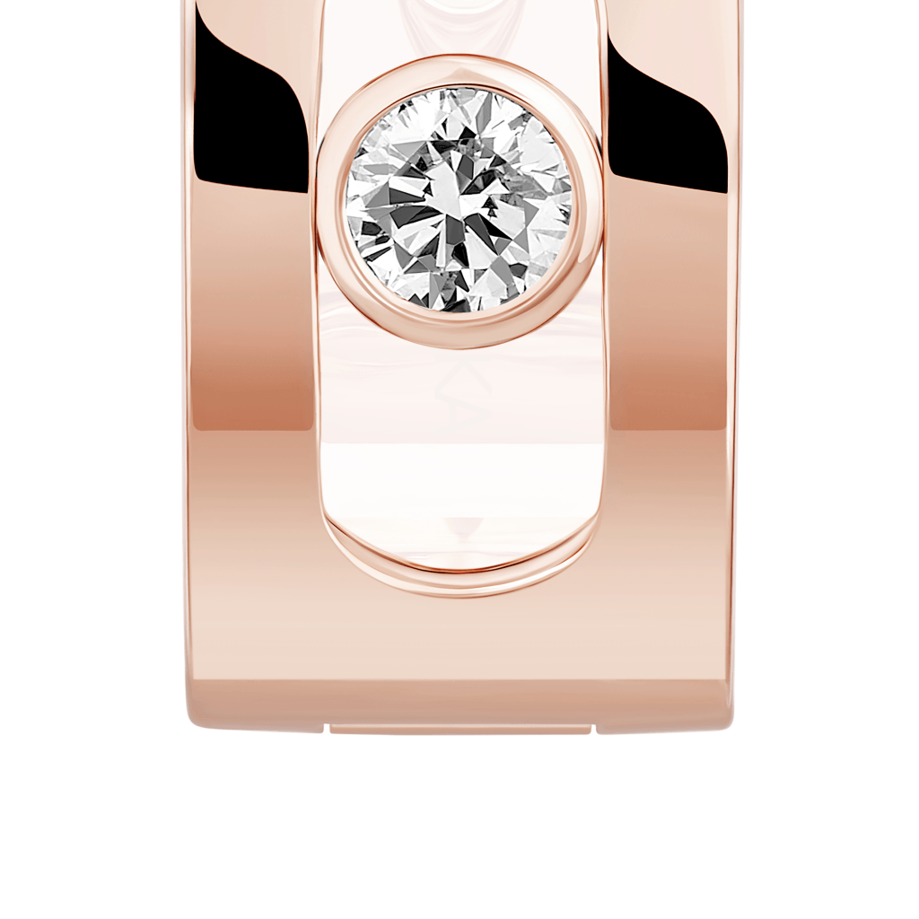 Messika Move Noa oorsieraad roodgoud met diamant - 15211-PG - #3
