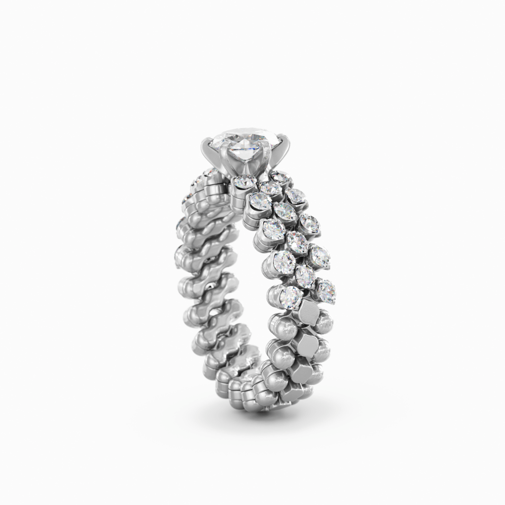Unico Flexibele ring - Serafino Consoli - RMSSLWD0753H2WGWD GIA Unico Flexibele ring - Serafino Consoli - RMSSLWD0753H2WGWD GIA