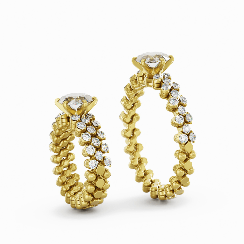 Serafino Consoli Unico ring geelgoud met diamant - RMSSLWD1253H2YGWD GIA - #2 Serafino Consoli Unico ring geelgoud met diamant - RMSSLWD1253H2YGWD GIA - #2