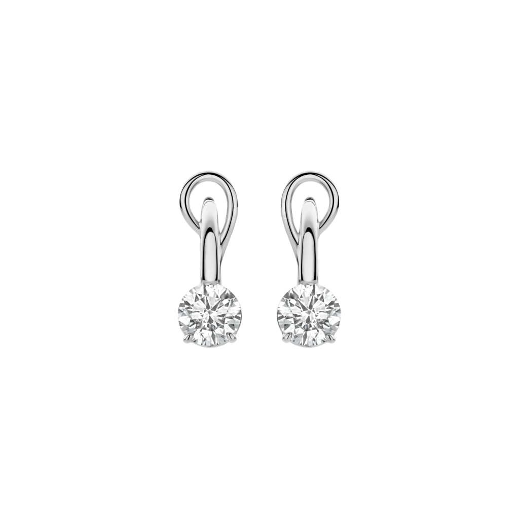 Schaap en Citroen Diamonds oorsieraad witgoud met diamant - #1 Schaap en Citroen Diamonds oorsieraad witgoud met diamant - #1