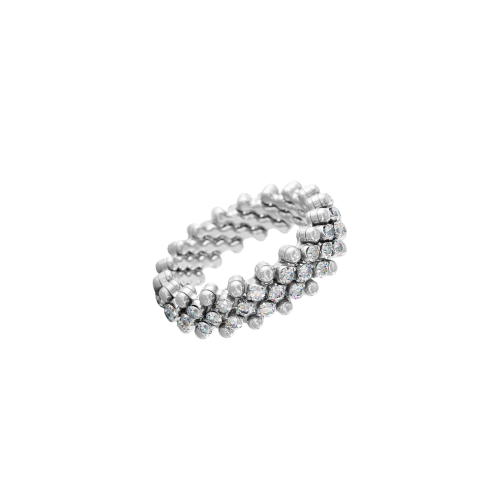 Serafino Consoli Brevetto Classic ring witgoud met diamant - RMS5M4WGWD - #2 Serafino Consoli Brevetto Classic ring witgoud met diamant - RMS5M4WGWD - #2