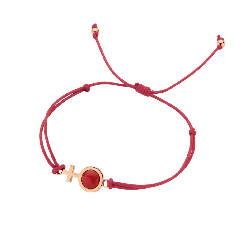 Schaap en Citroen Essentials Gift For Life armband roodgoud met koraal - #1