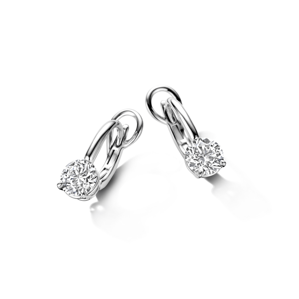 Schaap en Citroen Diamonds oorsieraad witgoud met diamant - #2 Schaap en Citroen Diamonds oorsieraad witgoud met diamant - #2