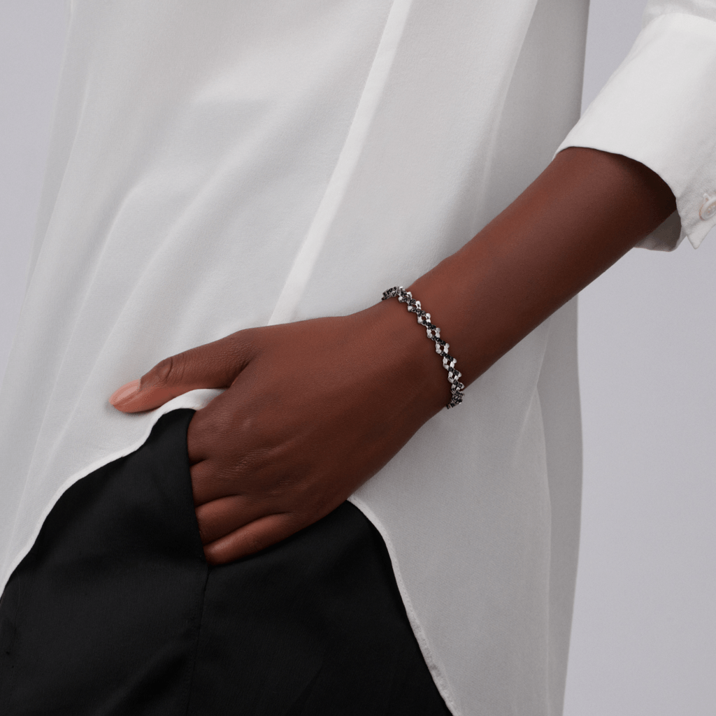 Serafino Consoli Serafino Classic armband witgoud met diamant - S.RB5HM4WGBD - #8 Serafino Consoli Serafino Classic armband witgoud met diamant - S.RB5HM4WGBD - #8