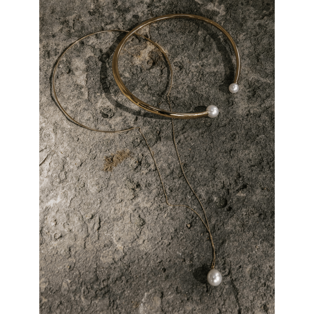 Yana Nesper Open Mind Love collier geelgoud met parel - LO1 - #7 Yana Nesper Open Mind Love collier geelgoud met parel - LO1 - #7