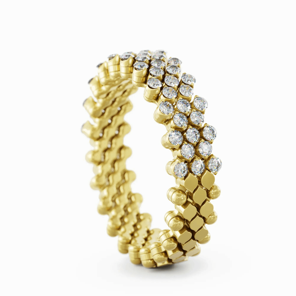Serafino Consoli Brevetto Classic ring geelgoud met diamant - RMS5H2YGWD - #5 Serafino Consoli Brevetto Classic ring geelgoud met diamant - RMS5H2YGWD - #5