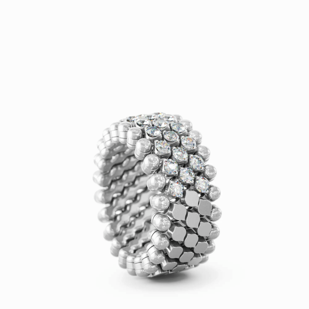 Serafino Consoli Brevetto Classic ring witgoud met diamant - RMS5HM2WGWD - #2 Serafino Consoli Brevetto Classic ring witgoud met diamant - RMS5HM2WGWD - #2