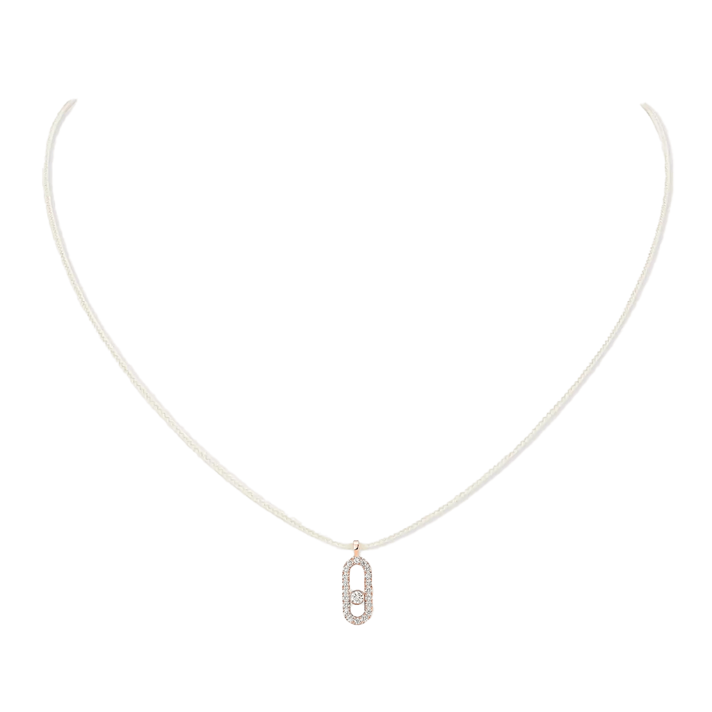 Messika Cares collier roodgoud met diamant - 14104-PG - #3 Messika Cares collier roodgoud met diamant - 14104-PG - #3