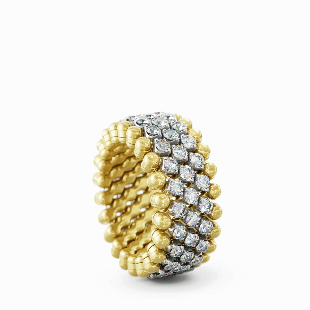Serafino Consoli Brevetto Classic ring geelgoud met diamant - RMS5M2YWGWD - #3 Serafino Consoli Brevetto Classic ring geelgoud met diamant - RMS5M2YWGWD - #3