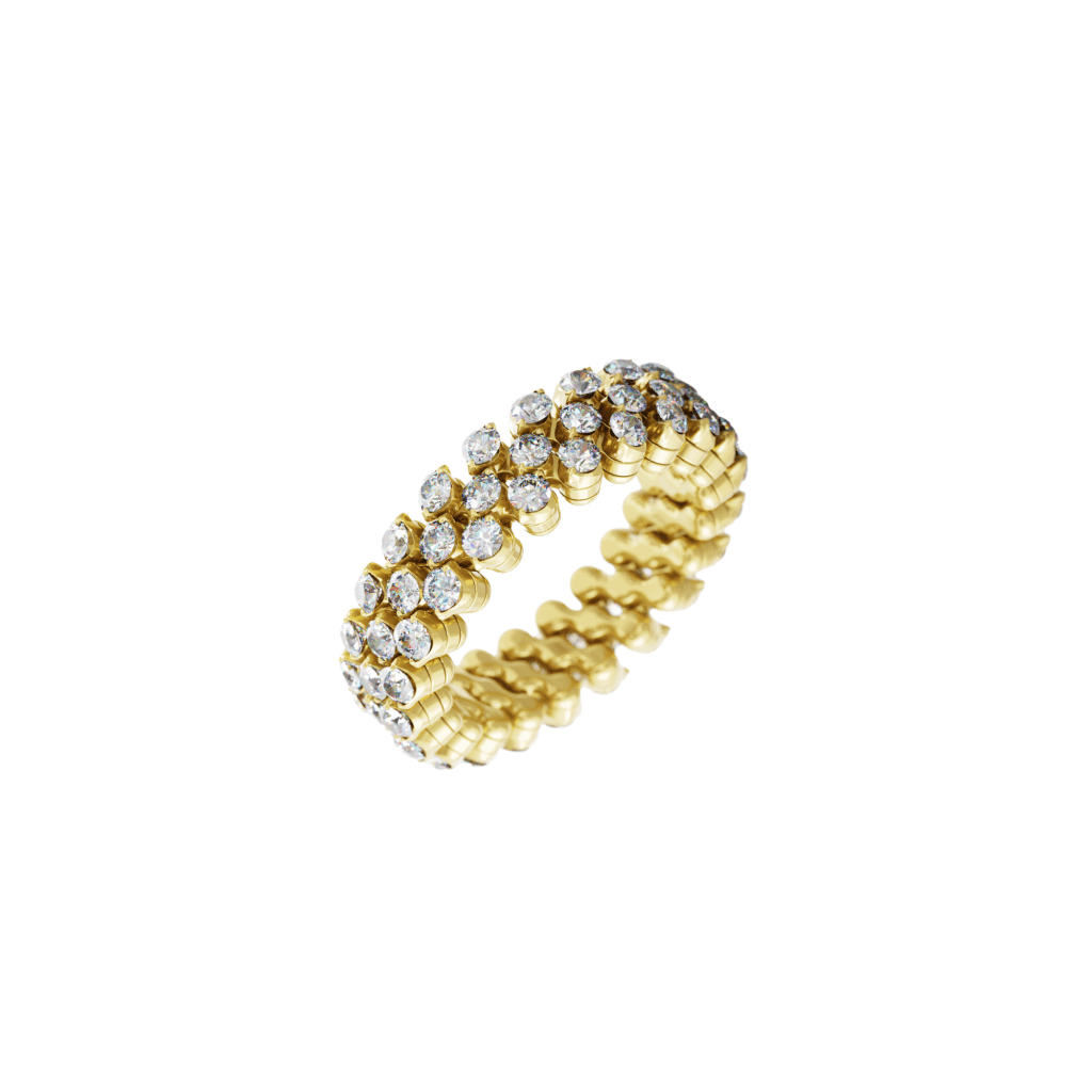 Serafino Consoli Brevetto Classic ring geelgoud met diamant - RMS3F2YGWD - #1 Serafino Consoli Brevetto Classic ring geelgoud met diamant - RMS3F2YGWD - #1