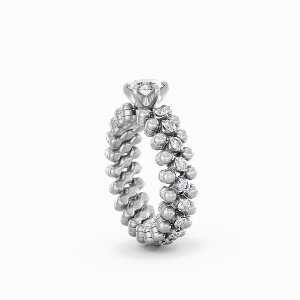 Unico Flexibele ring - Serafino Consoli - RMSSLWD0503M2WGWD GIA Unico Flexibele ring - Serafino Consoli - RMSSLWD0503M2WGWD GIA