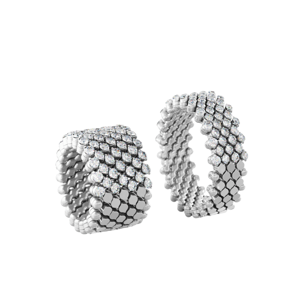 Serafino Consoli Brevetto Classic ring witgoud met diamant - RMS7H2WGWD - #3 Serafino Consoli Brevetto Classic ring witgoud met diamant - RMS7H2WGWD - #3