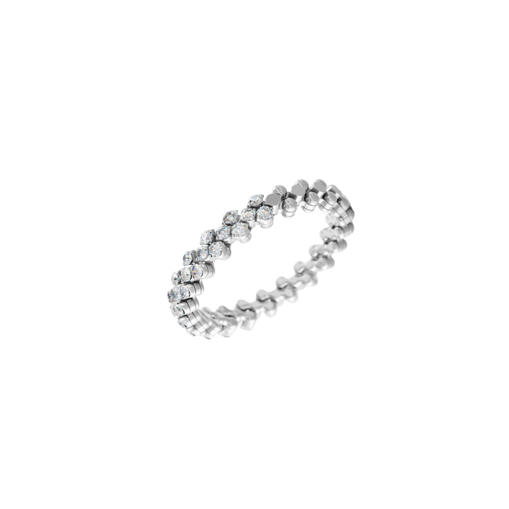 Serafino Consoli Brevetto Classic ring witgoud met diamant - RMS3H2WGWD - #6 Serafino Consoli Brevetto Classic ring witgoud met diamant - RMS3H2WGWD - #6