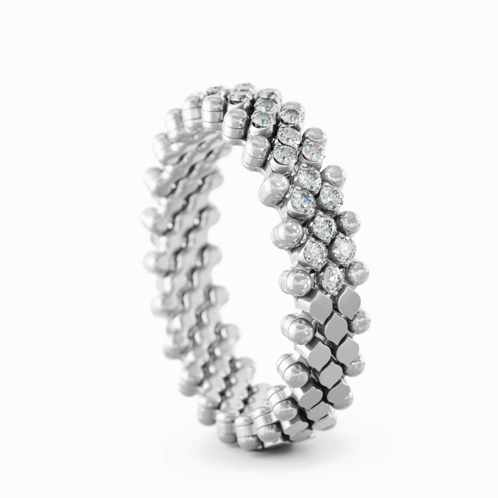 Serafino Consoli Brevetto Classic ring witgoud met diamant - RMS5HM2WGWD - #4 Serafino Consoli Brevetto Classic ring witgoud met diamant - RMS5HM2WGWD - #4