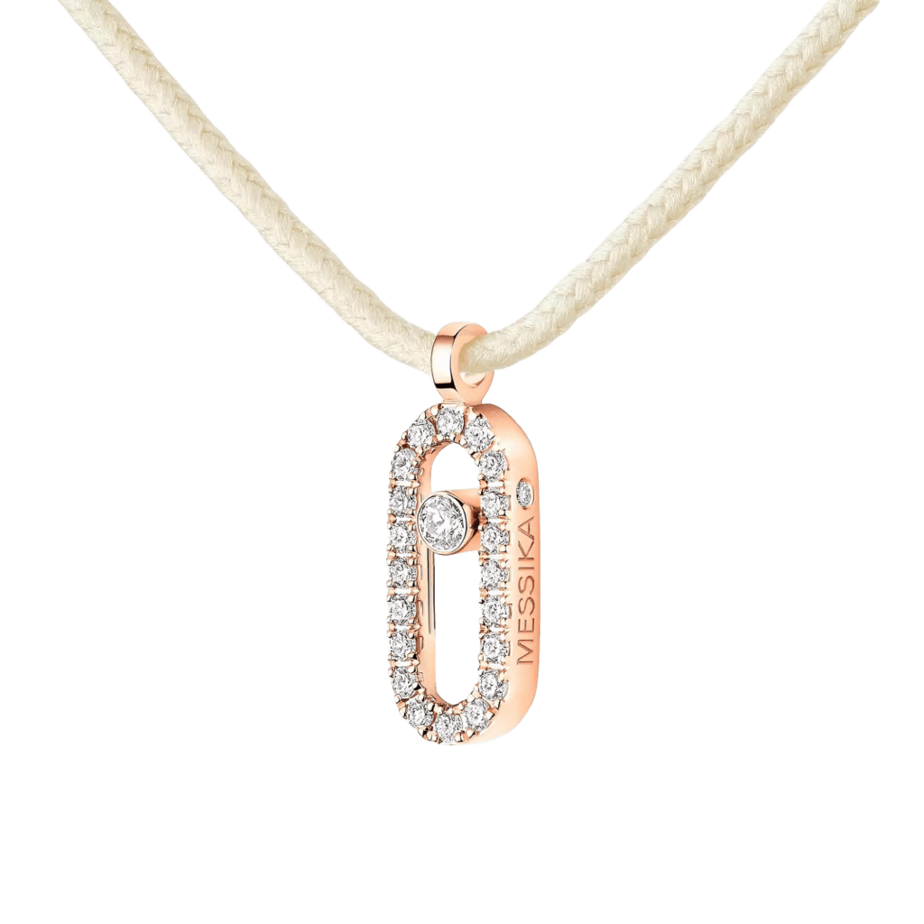 Messika Cares collier roodgoud met diamant - 14104-PG - #2 Messika Cares collier roodgoud met diamant - 14104-PG - #2