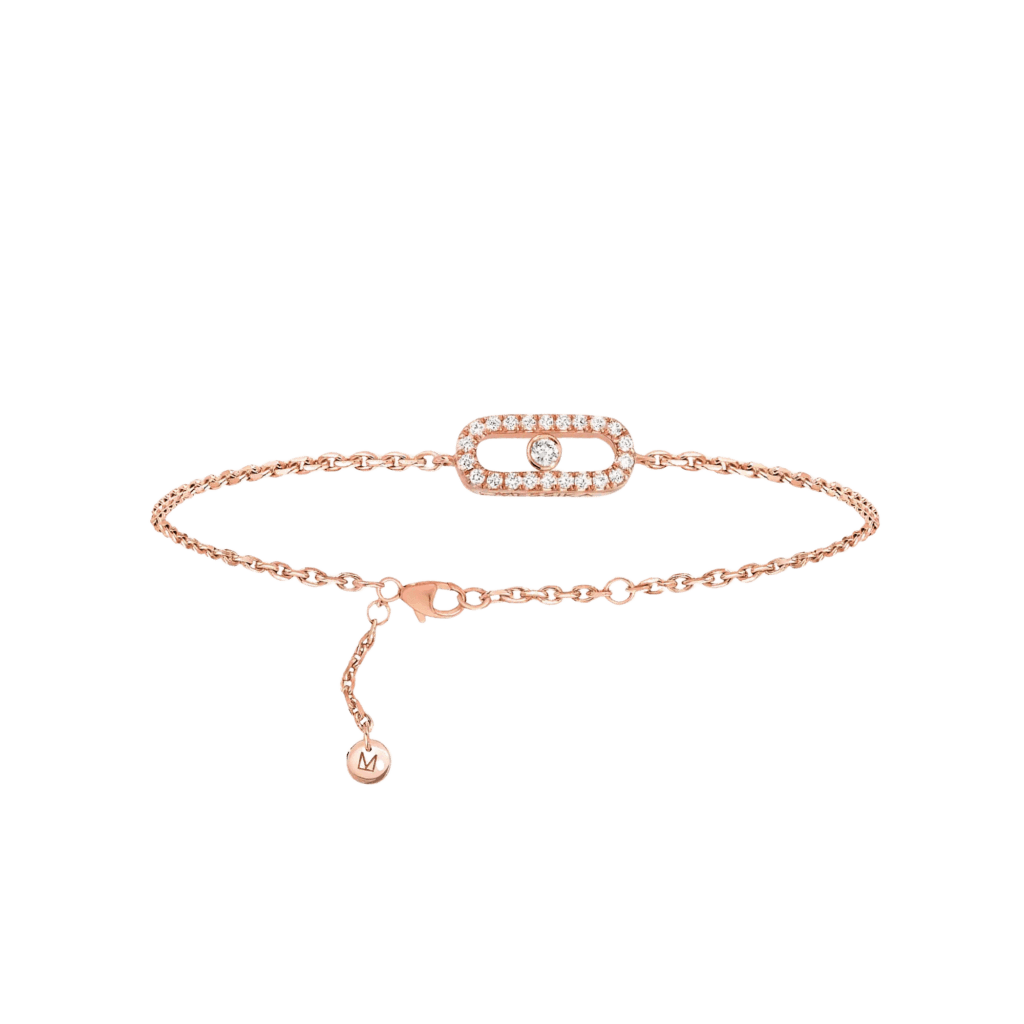 Messika Move Uno armband roodgoud met diamant - 12075-PG - #1