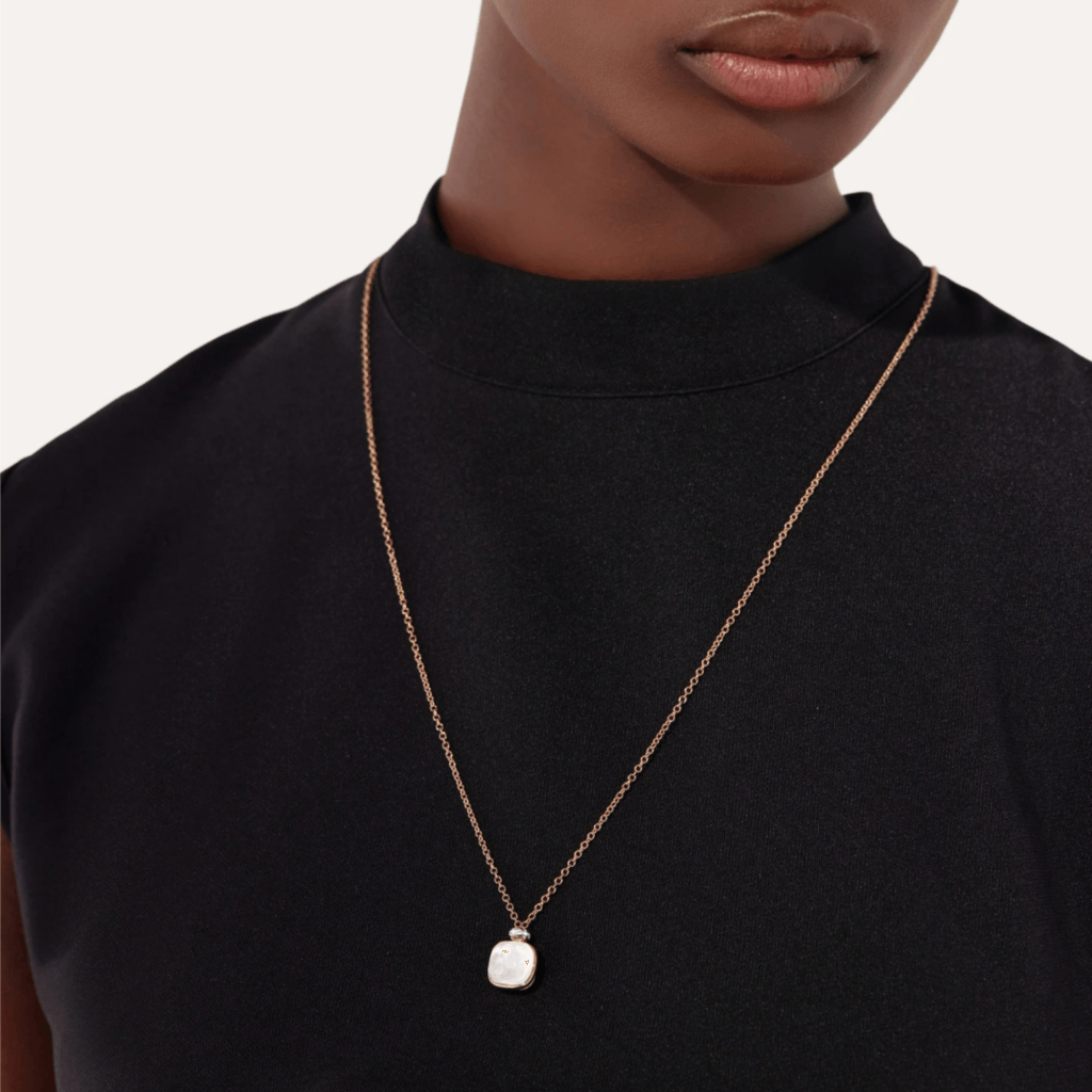 Pomellato Nudo collier roodgoud met diamant - PCC2022 O6WHR BTBMP - #4 Pomellato Nudo collier roodgoud met diamant - PCC2022 O6WHR BTBMP - #4