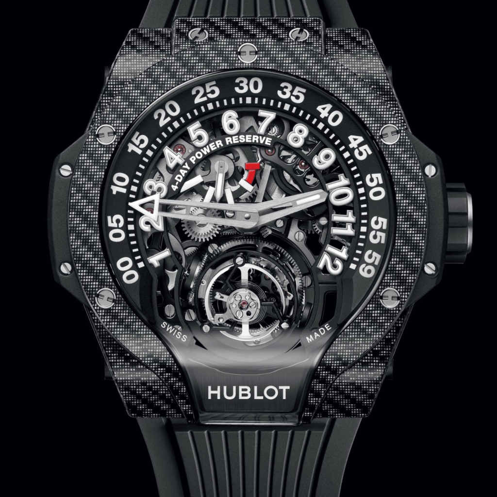 Hublot Mp 13 Tourbillon Bi-Axis Retrograde Black Carbon 44mm - 913.YT.1170.RX - #10 Hublot Mp 13 Tourbillon Bi-Axis Retrograde Black Carbon 44mm - 913.YT.1170.RX - #10