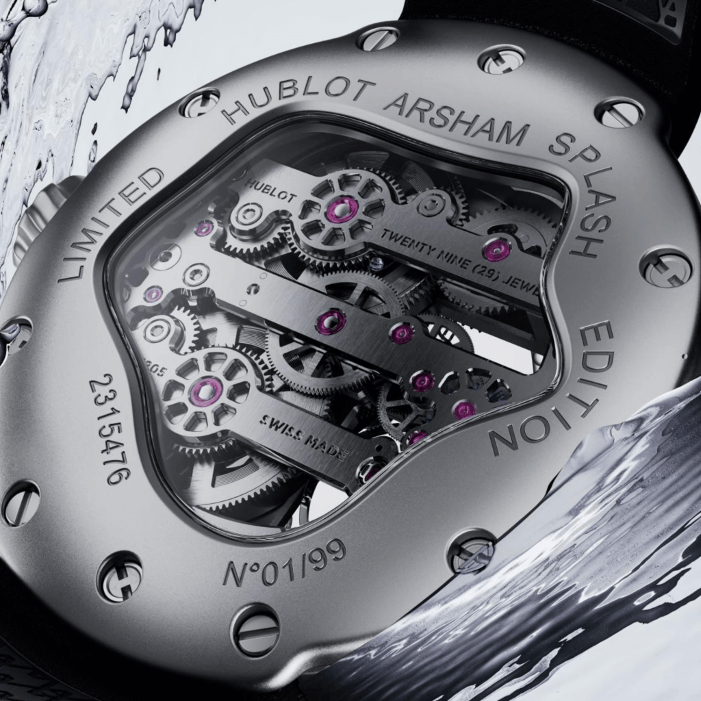 Hublot Mp 17 Meca-10 Arsham Splash Titanium Sapphire 42mm - 917.NJ.6909.RX - #4 Hublot Mp 17 Meca-10 Arsham Splash Titanium Sapphire 42mm - 917.NJ.6909.RX - #4