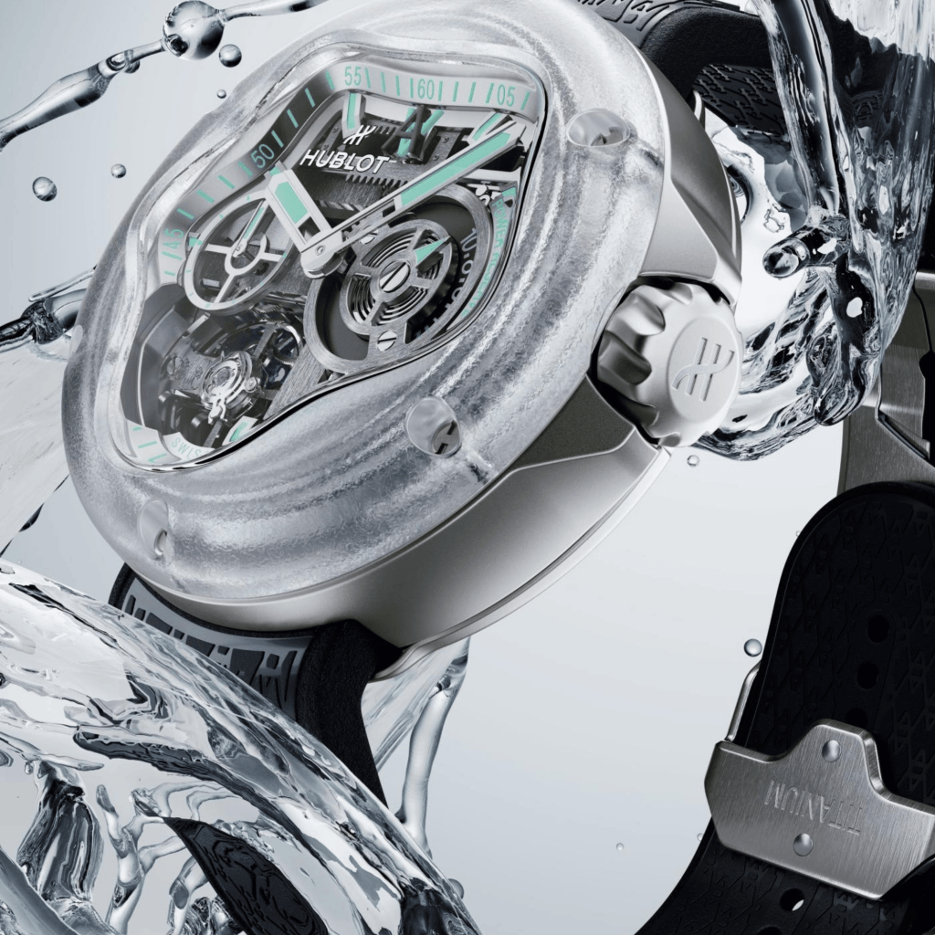 Hublot Mp 17 Meca-10 Arsham Splash Titanium Sapphire 42mm - 917.NJ.6909.RX - #3 Hublot Mp 17 Meca-10 Arsham Splash Titanium Sapphire 42mm - 917.NJ.6909.RX - #3