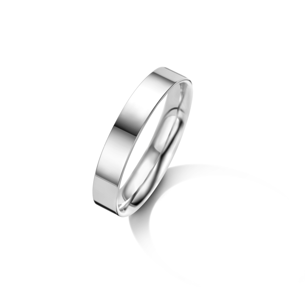 Trouwring Classic Love Collection witgoud - 31140 - #5 Trouwring Classic Love Collection witgoud - 31140 - #5