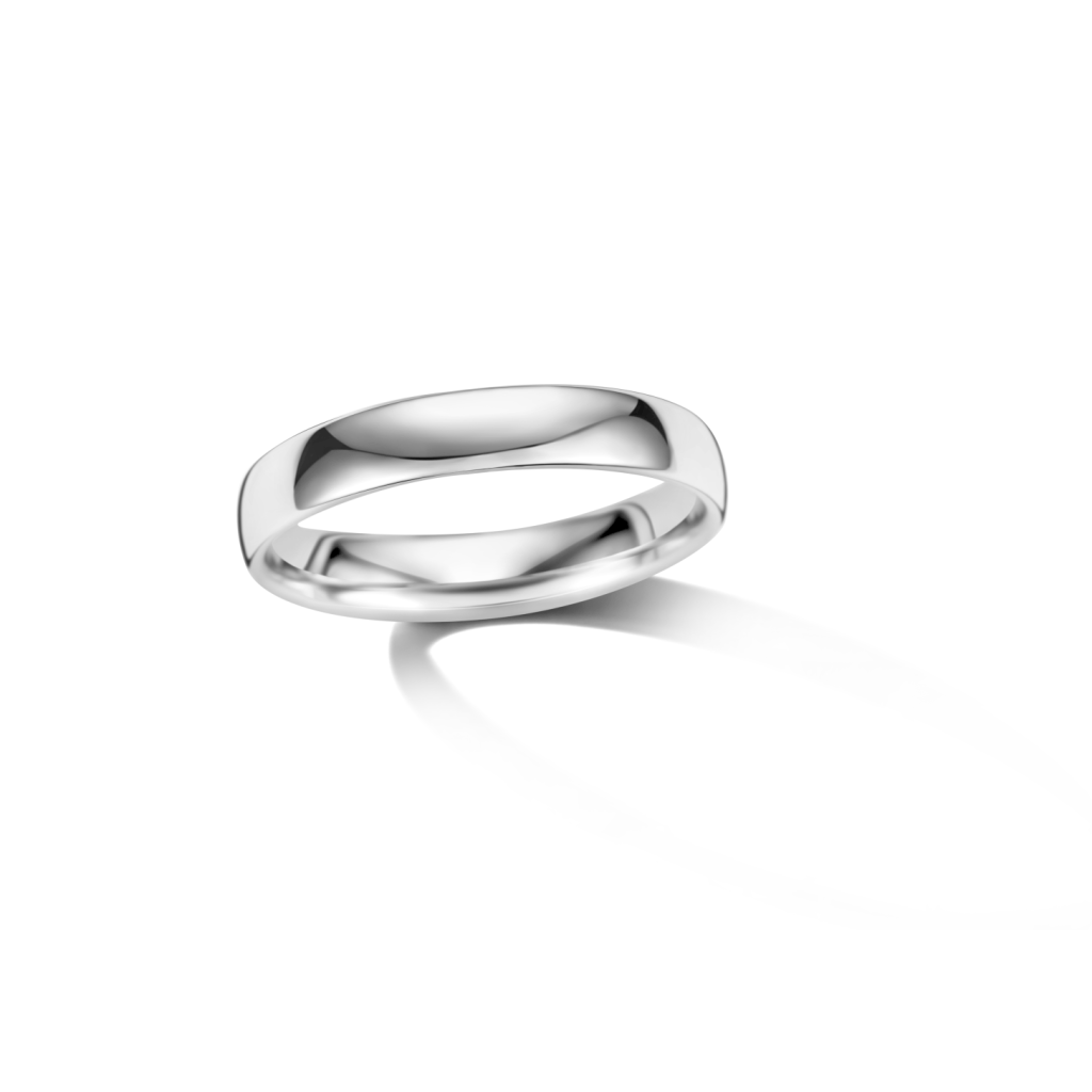 Trouwring Classic Love Collection witgoud - 20040 - #5 Trouwring Classic Love Collection witgoud - 20040 - #5