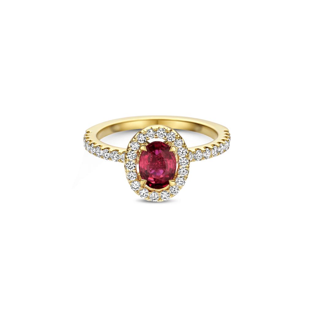 Schaap en Citroen Diamonds ring geelgoud met diamant - #3 Schaap en Citroen Diamonds ring geelgoud met diamant - #3