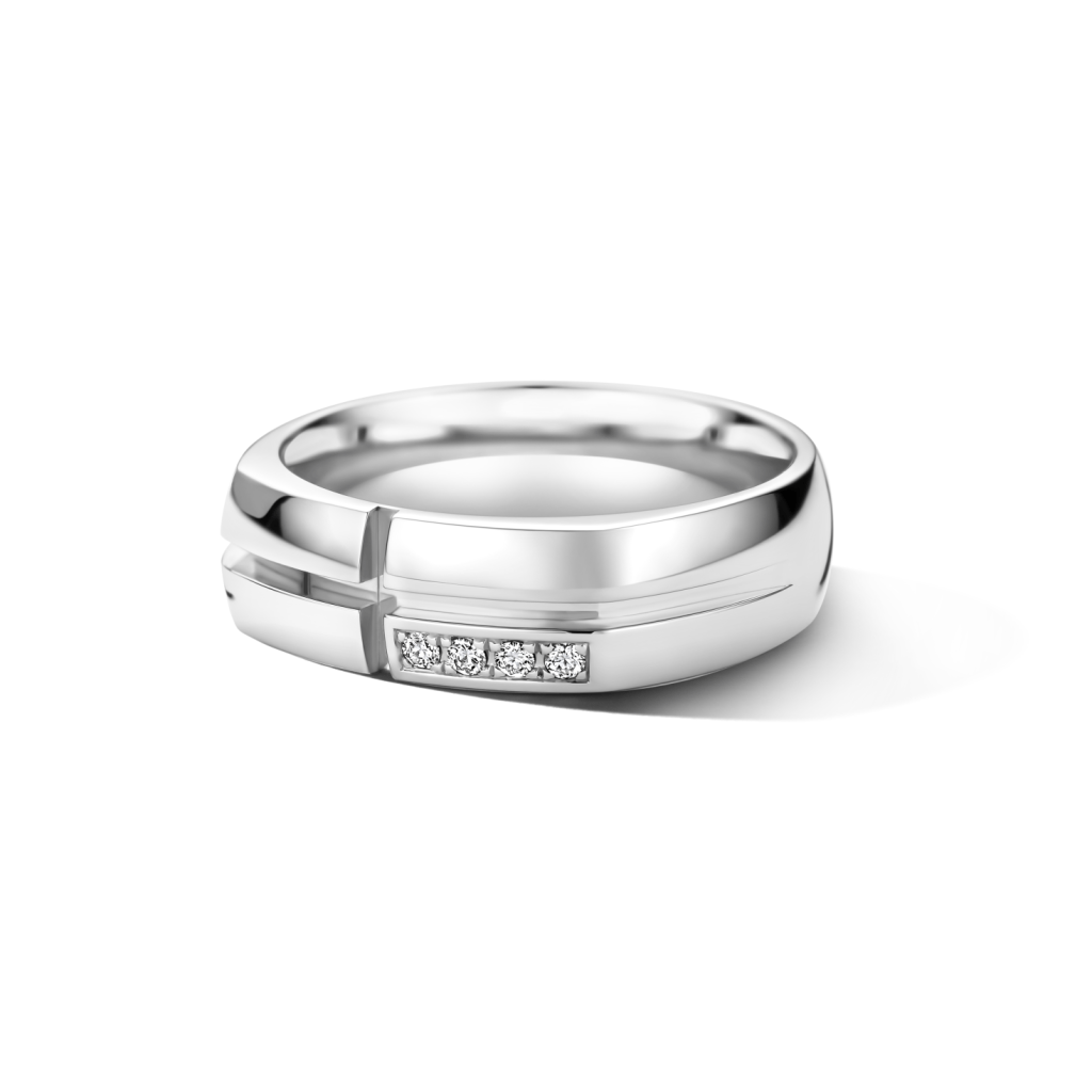 Trouwring Classic Love Collection witgoud - 243688 - #5 Trouwring Classic Love Collection witgoud - 243688 - #5
