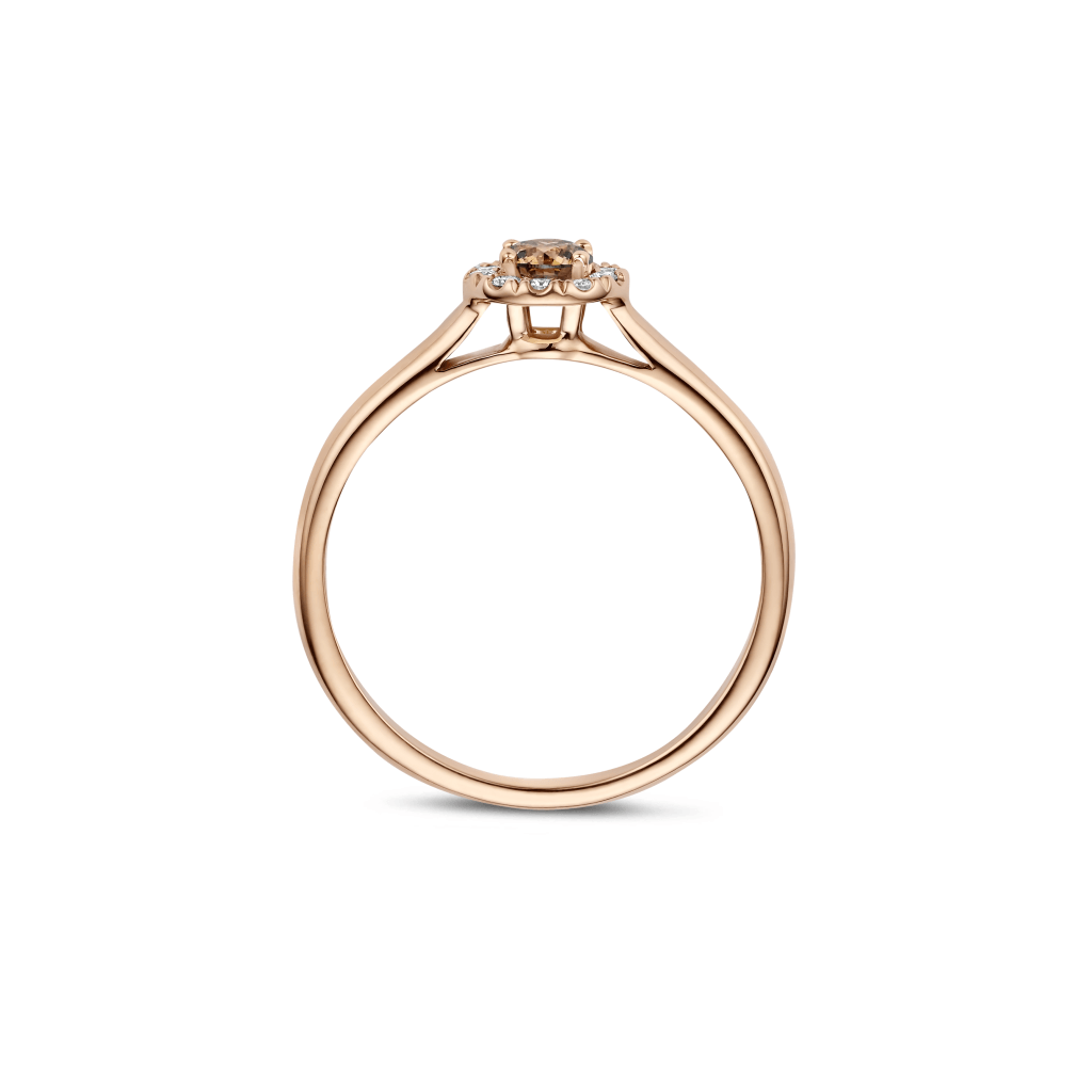 Schaap en Citroen Diamonds ring roodgoud met diamant - #4 Schaap en Citroen Diamonds ring roodgoud met diamant - #4