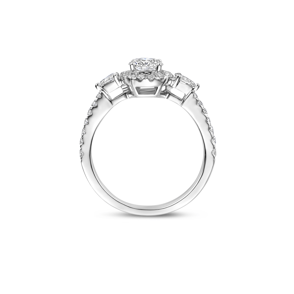 Schaap en Citroen Diamonds ring witgoud met diamant - #4 Schaap en Citroen Diamonds ring witgoud met diamant - #4