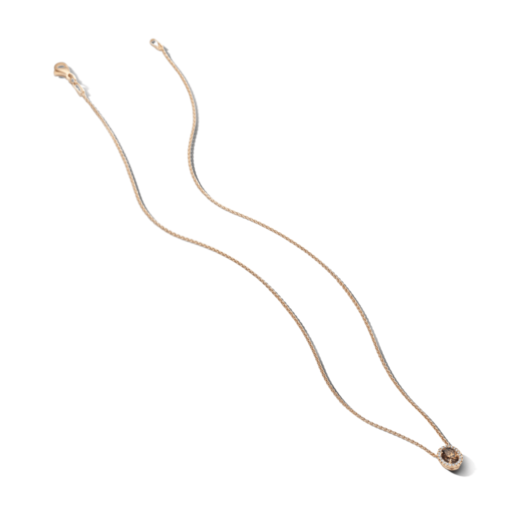 Schaap en Citroen Diamonds collier roodgoud met diamant - #3 Schaap en Citroen Diamonds collier roodgoud met diamant - #3