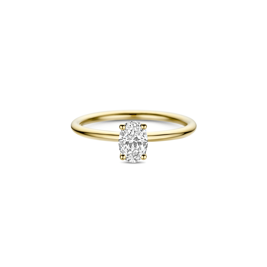 Schaap en Citroen Diamonds ring geelgoud met diamant - #3