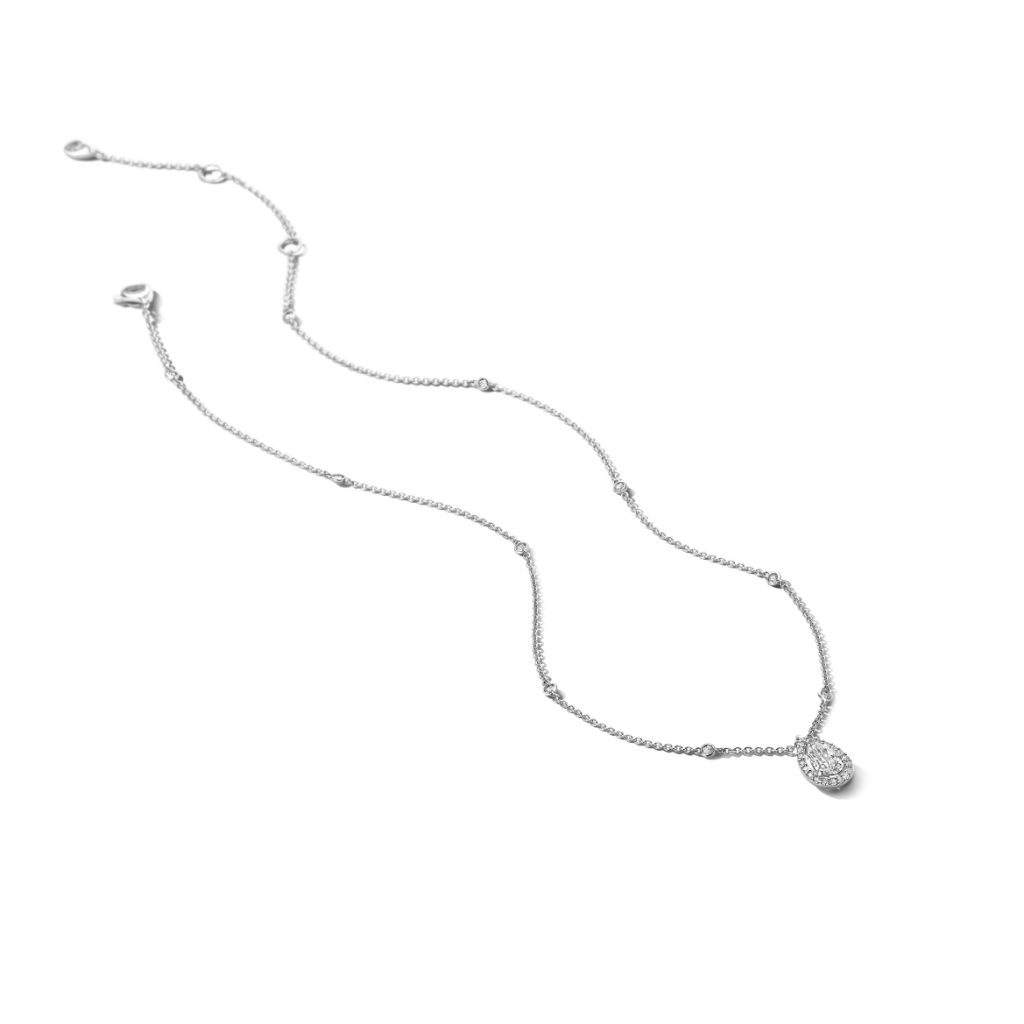 Schaap en Citroen Diamonds collier witgoud met diamant - #3 Schaap en Citroen Diamonds collier witgoud met diamant - #3