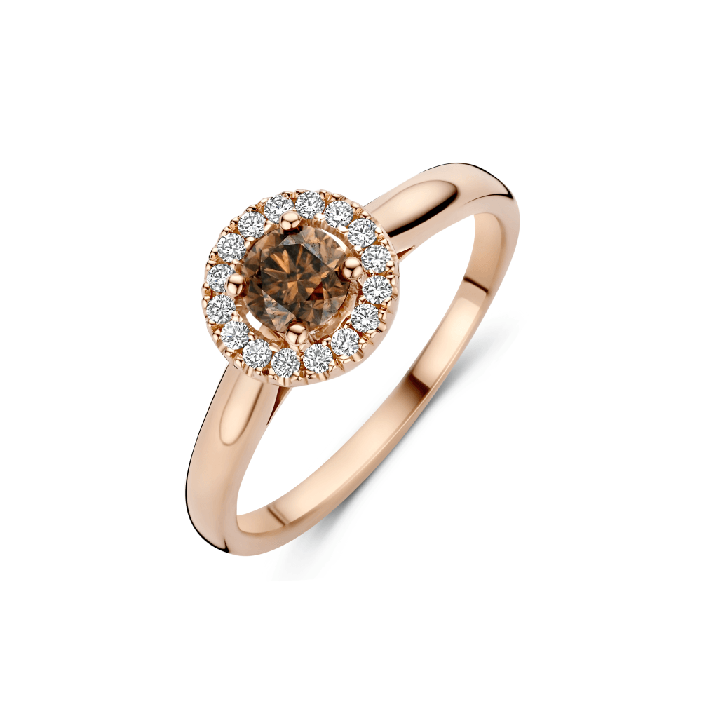 Schaap en Citroen Diamonds ring roodgoud met diamant - #1 Schaap en Citroen Diamonds ring roodgoud met diamant - #1