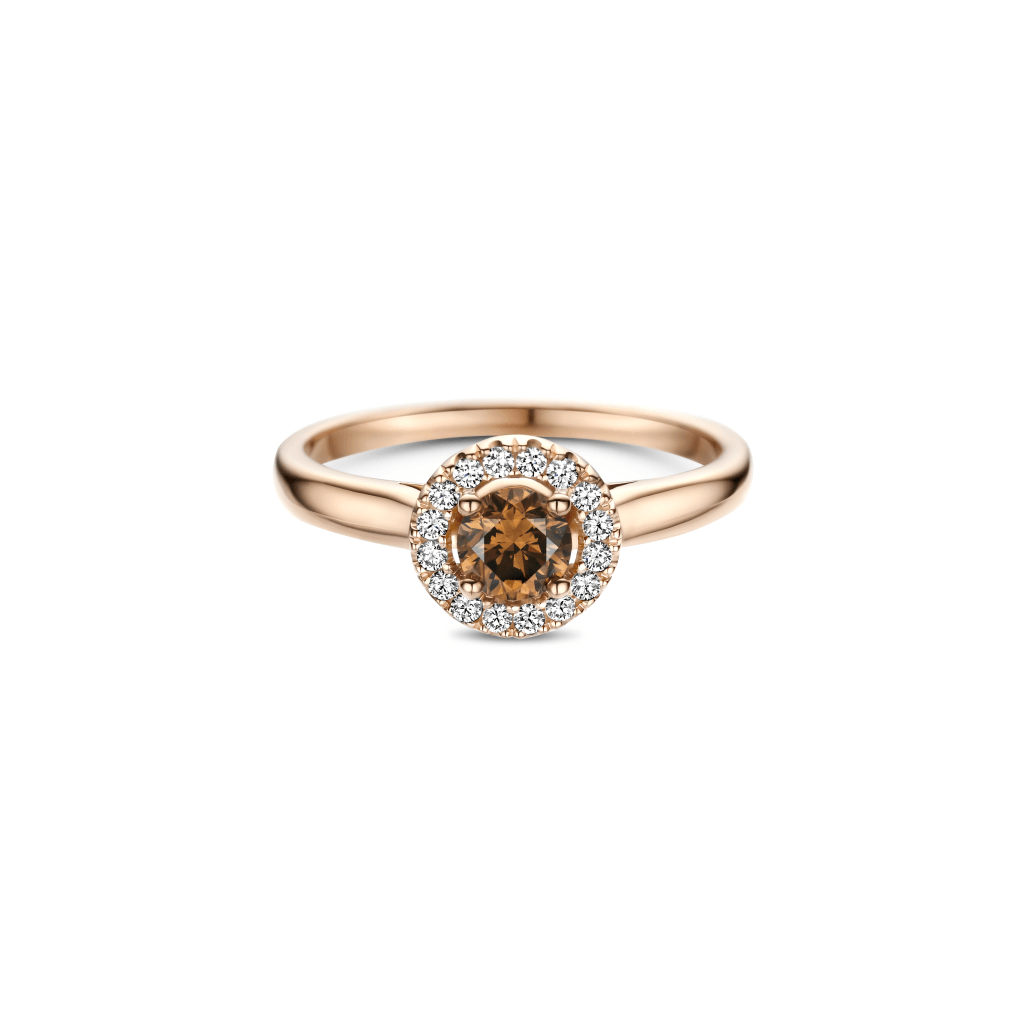Schaap en Citroen Diamonds ring roodgoud met diamant - #3 Schaap en Citroen Diamonds ring roodgoud met diamant - #3