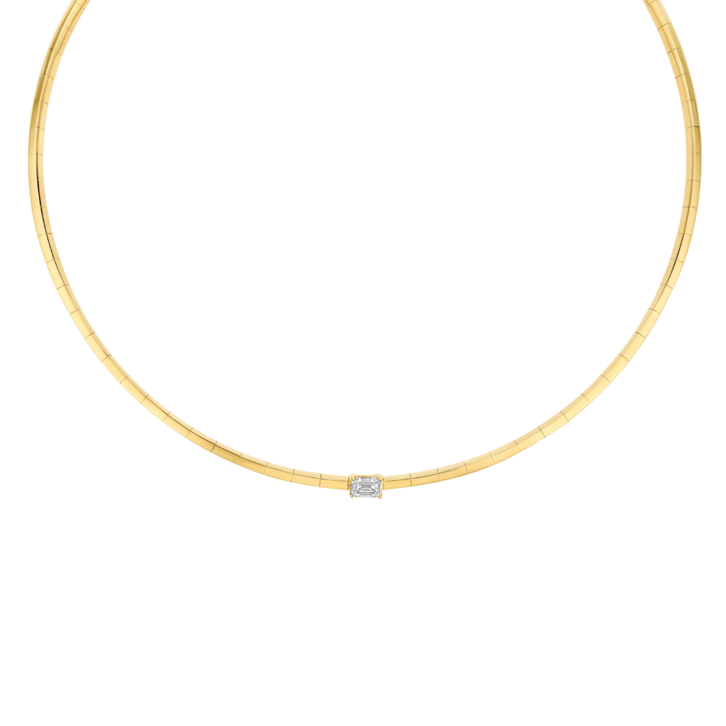 Schaap en Citroen Diamonds collier roodgoud met diamant - #1 Schaap en Citroen Diamonds collier roodgoud met diamant - #1