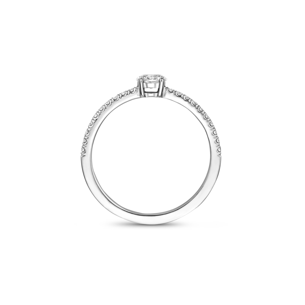 Schaap en Citroen Diamonds ring witgoud met diamant - #4 Schaap en Citroen Diamonds ring witgoud met diamant - #4