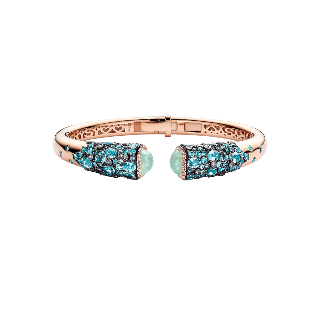 Tirisi Jewelry Doha armband roodgoud met london topaas - TG9074AQBTP - #1 Tirisi Jewelry Doha armband roodgoud met london topaas - TG9074AQBTP - #1