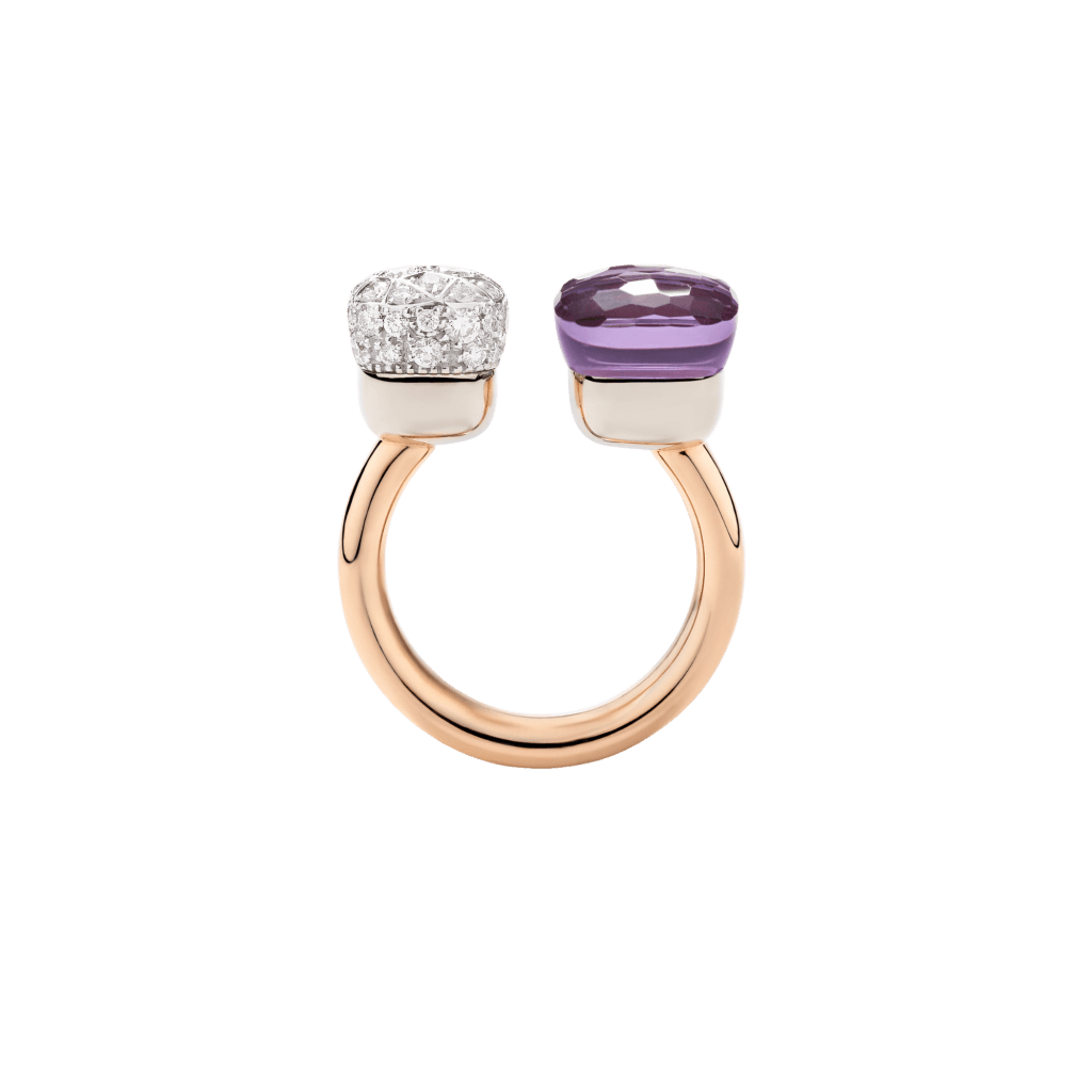 Pomellato Nudo Diamonds ring roodgoud met diamant - PAC4020 O6WHR DB0IY - #3 Pomellato Nudo Diamonds ring roodgoud met diamant - PAC4020 O6WHR DB0IY - #3