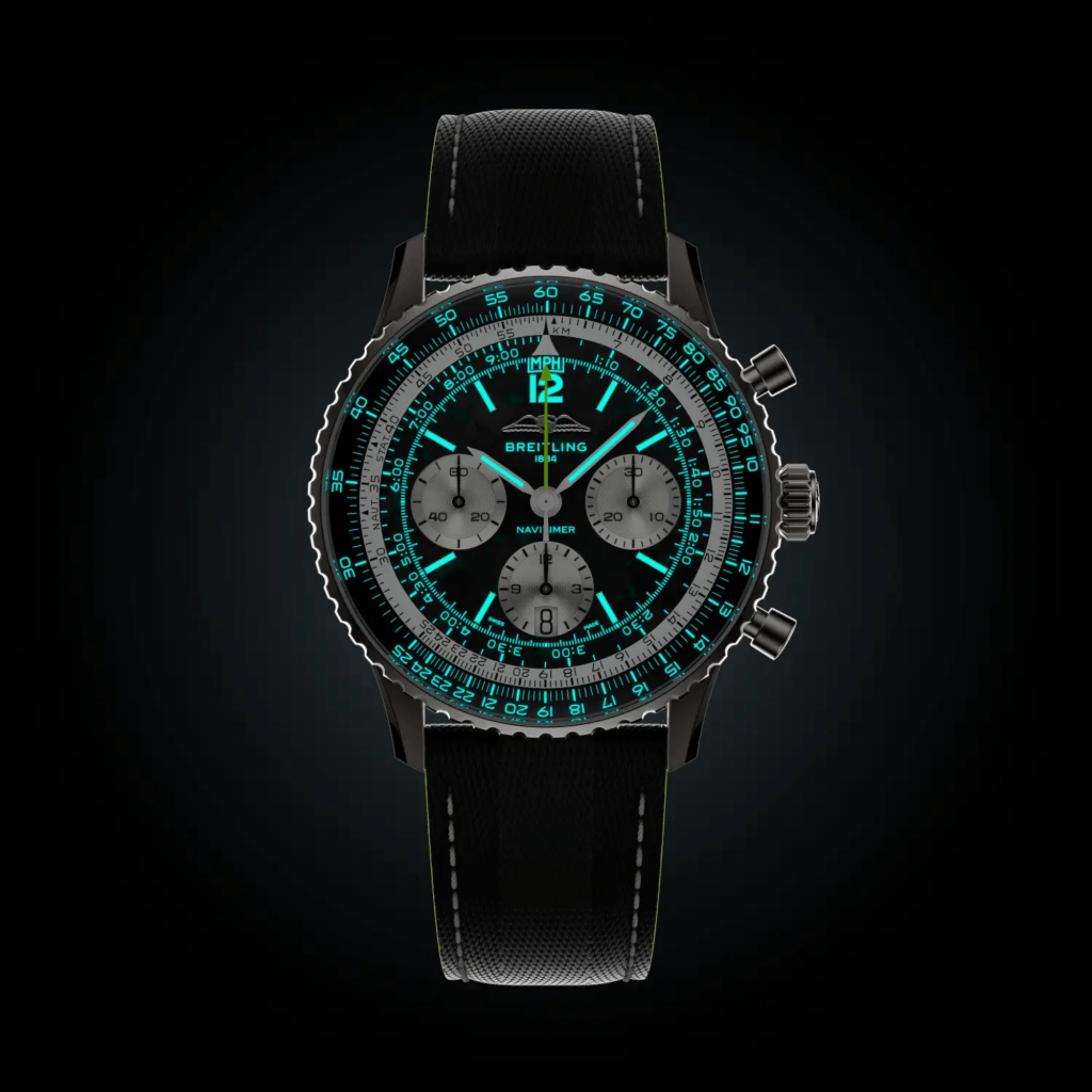 Breitling Navitimer B01 Chronograph Aston Martin Formula one 43mm - EB01381A1B1X1 - #6 Breitling Navitimer B01 Chronograph Aston Martin Formula one 43mm - EB01381A1B1X1 - #6