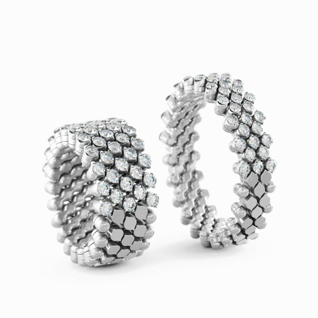Serafino Consoli Brevetto Classic ring witgoud met diamant - RMS5H2WGWD - #5 Serafino Consoli Brevetto Classic ring witgoud met diamant - RMS5H2WGWD - #5