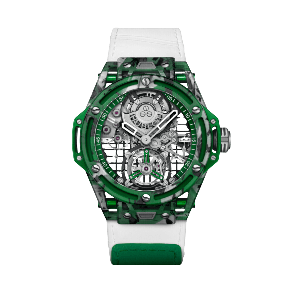 Hublot Big Bang Novak Djokovic Goat Tourbillon Edition Green 44mm - 429.QKG.0120.NR.DJ026 - #1 Hublot Big Bang Novak Djokovic Goat Tourbillon Edition Green 44mm - 429.QKG.0120.NR.DJ026 - #1