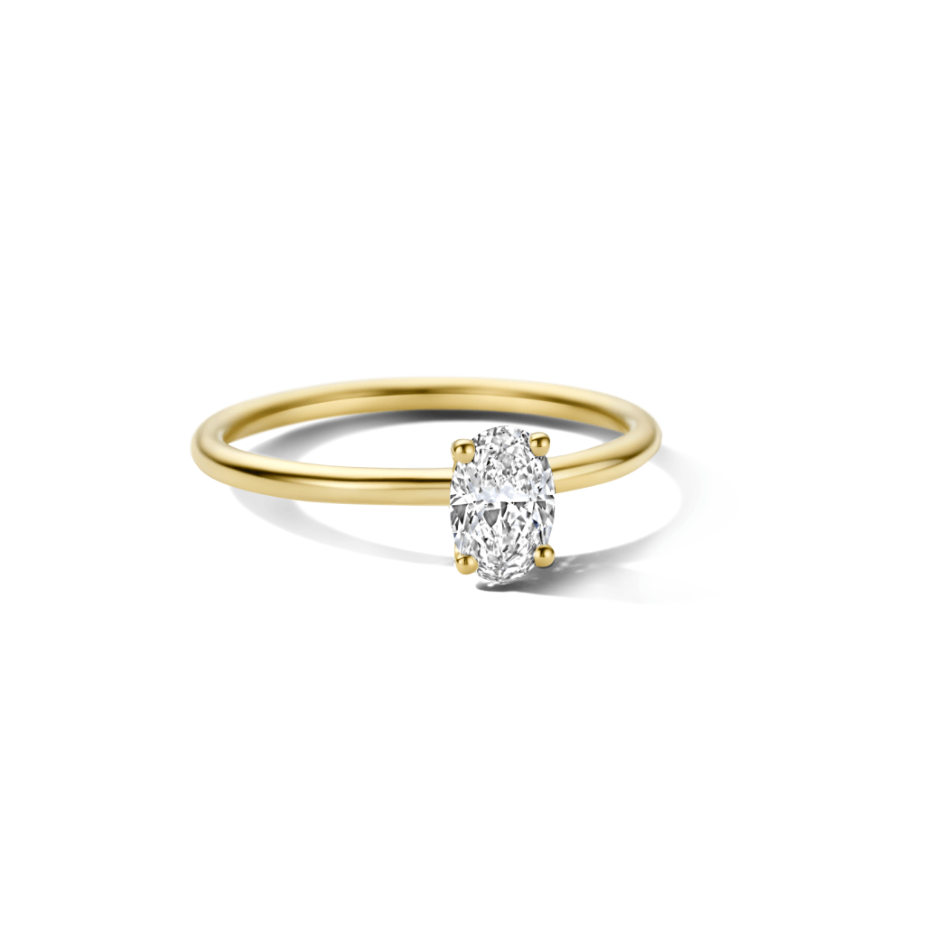Schaap en Citroen Diamonds ring geelgoud met diamant - #5