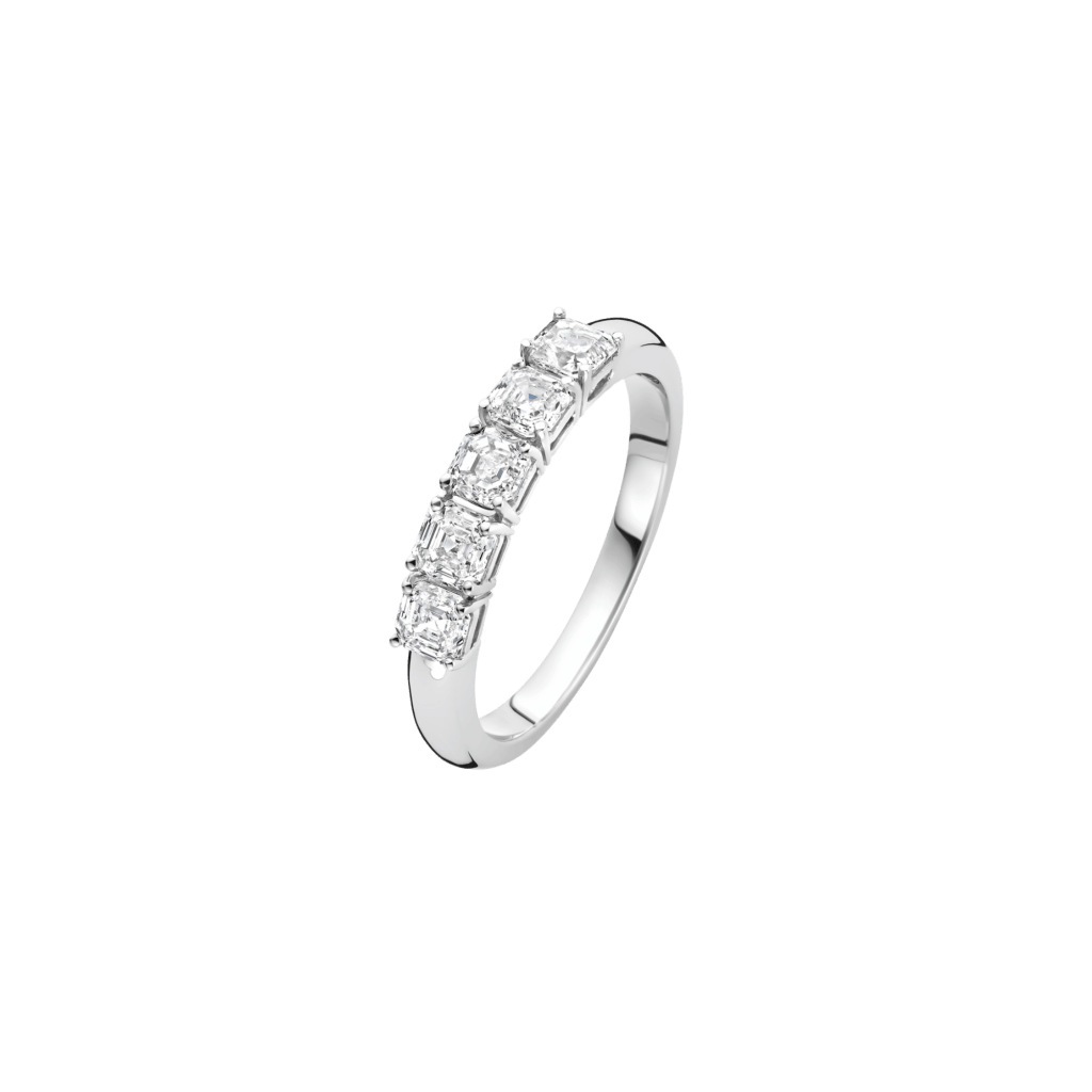 Royal Asscher Paola ring witgoud met diamant - R.151.RAC.WG.23 GIA - #1 Royal Asscher Paola ring witgoud met diamant - R.151.RAC.WG.23 GIA - #1