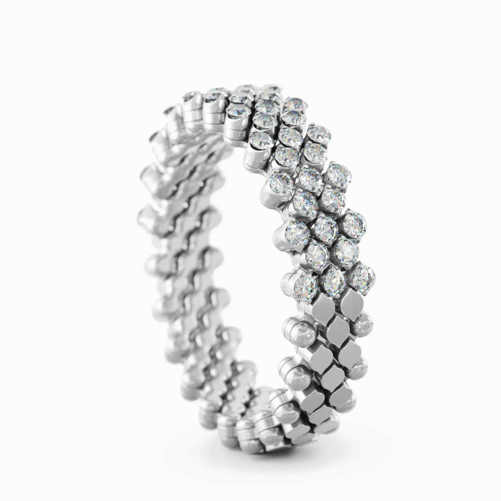 Serafino Consoli Brevetto Classic ring witgoud met diamant - RMS5H2WGWD - #6 Serafino Consoli Brevetto Classic ring witgoud met diamant - RMS5H2WGWD - #6
