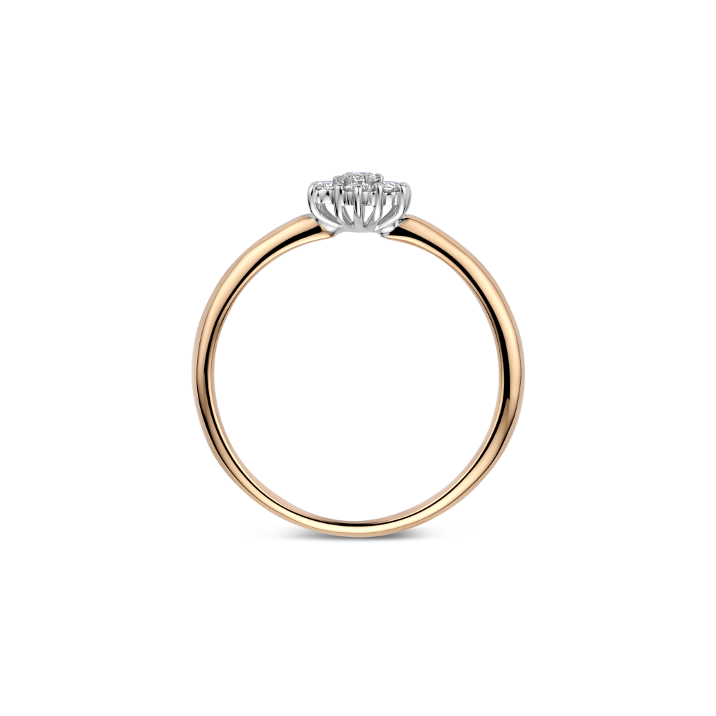 Schaap en Citroen Diamonds ring roodgoud met diamant - #3 Schaap en Citroen Diamonds ring roodgoud met diamant - #3