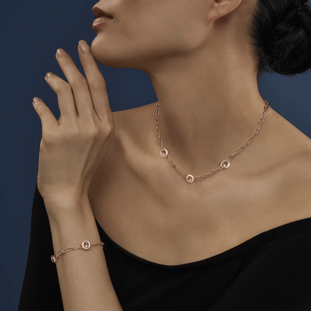 Chopard Happy Diamonds Happy Hearts collier roodgoud met diamant - 81A117-5101 - #5 Chopard Happy Diamonds Happy Hearts collier roodgoud met diamant - 81A117-5101 - #5