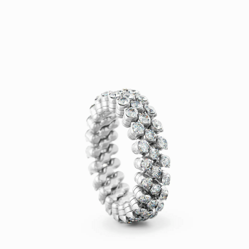 Serafino Consoli Brevetto Classic ring witgoud met diamant - RMS3F2WGWD - #4 Serafino Consoli Brevetto Classic ring witgoud met diamant - RMS3F2WGWD - #4
